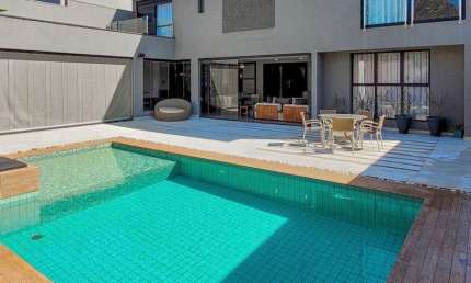 Lindo sobrado para venda no Condominio Nova Aliança Sul, Ilha Sicilia, 3 suites mais escritorio, gourmet, piscina em 516 m2 de área construída