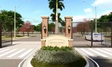 Ótimo lote alto padrão para venda no charmoso Condominio Quinta da Mata II, proximo ao Novo Shopping, area do lote 250 m2
