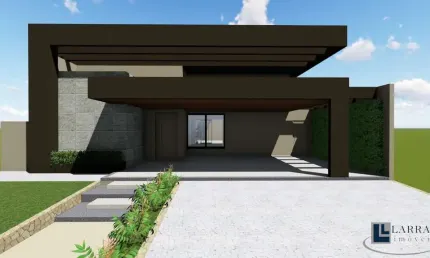 Linda casa nova alto padrão para venda no condominio arara azul em bonfim paulista, 3 suites 1 master, gourmet e piscina em 288 m2 construidos