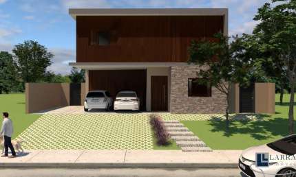 Casa em construção alto padrão para venda no charmoso Alphaville 3 em Bonfim Paulista, 3 suítes mais uma reversível, gourmet e piscina em 270 m2 const