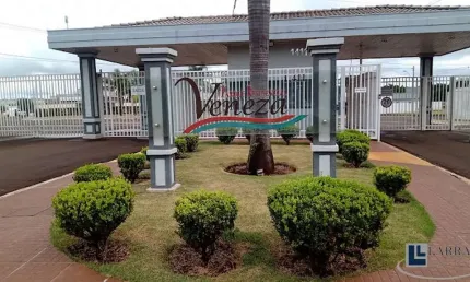 Lote para venda em brodowski no condominio veneza, 300 m2 medindo 12 x 25 m, portaria 24h e lazer completo no condominio