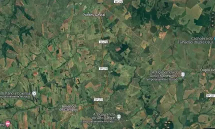 Sitio para venda na região de Americo de Campos-SP com 15 alqueires sendo 13 alqueires em soja, próximo do asfalto