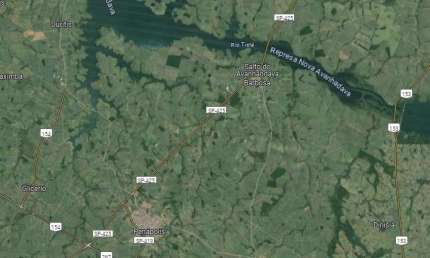 Lindo sitio alto padrão para venda na região de Penapolis-SP com 18 alqueires sendo 13 alqueires em cana arrendada, beira Rio Tiete