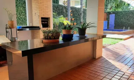 Lindo sobrado para venda ou locação no Jd Botanico Cond San Francisco Village, 4 suites, completa, varanda gourmet, piscina em 281 m2 construidos