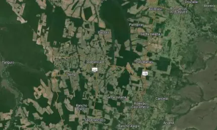 Fazenda bruta grande extensão para venda na região de Ribeirão Cascalheira-MT com 19.900 hectares, fazenda para abrir