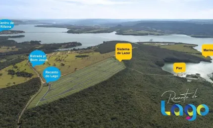 Lote para venda em Condominio fechado em Rifaina-SP, Condominio Recanto do Lago, lote com 360 m2, lazer completo no condominio. Pronto para construir