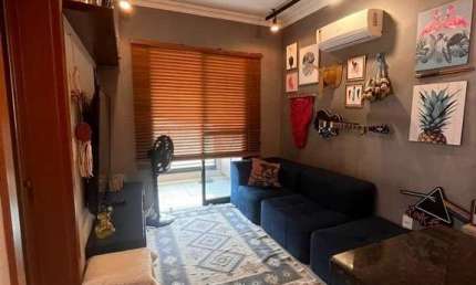 Lindo apartamento mobiliado para locação no Jd Palma Travassos, Ed. Rio Madeira, 1 dormitorio, varanda gourmet em 39 m2 privativos
