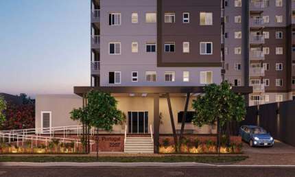 Super lançamento na Av. Portugal no Jardim Botanico, Cond. Portugal 2207, 1 dormitorio mais escritório reversível em 38 m2, lazer completo