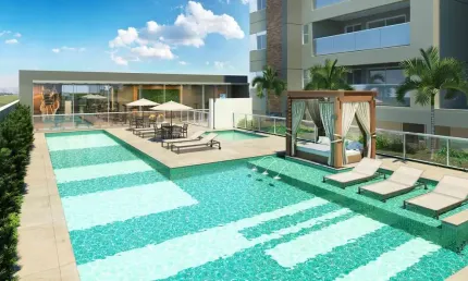 Oportunidade. Apartamento alto padrão para venda no Jd Botanico, Ed Uber Miro, localizado no Uber Parque Sul, 3 suites, varanda gourmet em 131 m2, laz