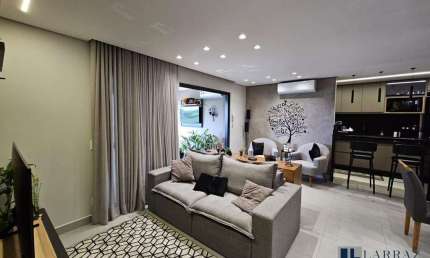 Maravilhoso apartamento alto padrão para venda no Jd. Olhos Dágua, Cond. Liniee, 2 suites com 1 master, varanda gourmet, 2 vagas, 97 m2 e lazer comple