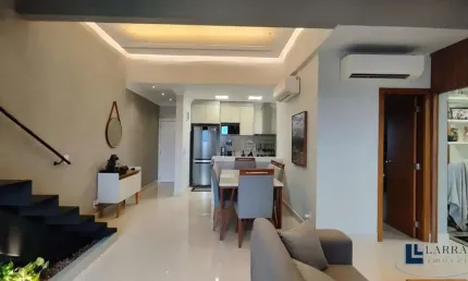 Linda cobertura duplex alto padrão para venda no Jd Botanico, Cond Ecolife, 3 suites, 3 vagas, terraço gourmet com spa em 210 m2 privativos