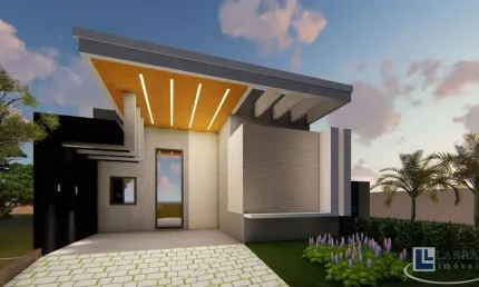 Linda casa nova alto padrão para venda no charmoso condominio quinta da mata 1 com 3suites, gourmet e piscina em 250 m2 de área total