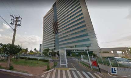 Ótima sala comercial para locação no Centro Profissional Ribeirão Shopping, sala com 42 m2, 2 banheiros e 1 vaga, estrutura comercial completa no cond