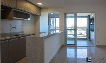 Apartamento alto padrão completo para locação no Quinta da Primavera, Ed. Mirage, 3 dormitorios 1 suite, varanda gourmet em 90 m2 privativos. Lazer co