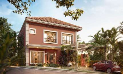 Lançamento de casas em condomínio fechado, alto padrão, em Bonfim Paulista, Villa Montese, 4 suites em 187 m2 privativos, lazer no condomínio
