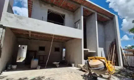 Oportunidade. sobrado em construção para venda na zona sul, cond vivendas da mata, ilha paineiras, 3 suites, gourmet e piscina em 250 m2 construidos,