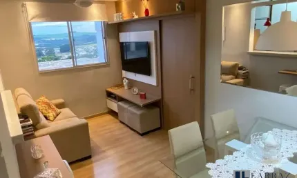 Lindo apartamento reformado para venda no Guapore Zona Sul, Cond Mirante Sul, completo, 2 dormitórios, 47 m², portaria 24h e lazer completo