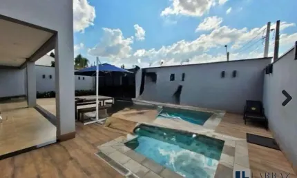 Linda casa alto padrão para venda na city ribeirao, 3 suites completas, gourmet, piscina e spa, 218 m2 construidos em um terreno de 510 m2