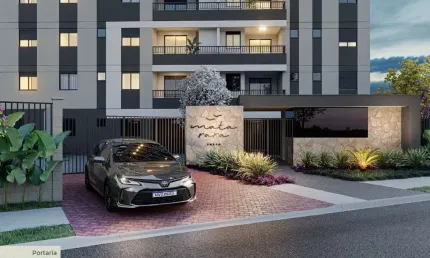 Lançamento alto padrão compacto na zona sul no vivendas da mata, cond. mata rara, apartamento térreo com quintal, 2 dormitórios com suíte, 102 m2 priv