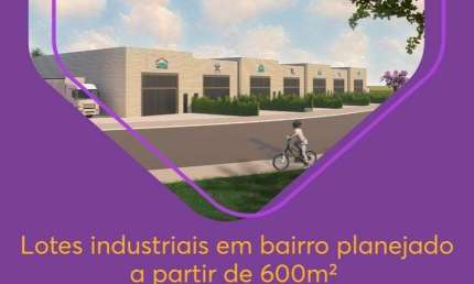 Oportunidade única, lotes industriais nas margens da Rodovia Abraao Assed, lotes a partir de 609 m2, infraestrutura completa, bairro planejado