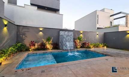 Linda casa nova para venda na  Zona Sul, Condominio Vivendas da Mata, 3 suites, varanda gourmet em 261 m2 de area total