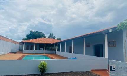 Chacara para venda no Condominio Garden Villa, ao lado do Quinta da Boa Vista no anel viário Sul, casa, salao, varanda gourmet e piscina em