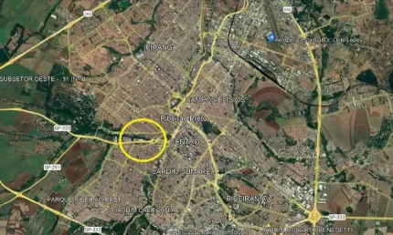 Area para venda em Ribeirão Preto na Rod. Bandeirantes, ótima localização, com 13.600 m2 sendo 80 m de fachada