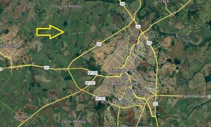 Excelente area para incorporação com 80 alqueires na Zona Norte em Ribeirão Preto-SP,  próxima a loteamentos já consolidados