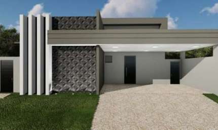 Linda Casa terrea nova para venda na Vila do Golfe, Cond Quinta dos Ventos, 3 suites, escritório, varanda gourmet, piscina, 358 m2 total, lazer comple