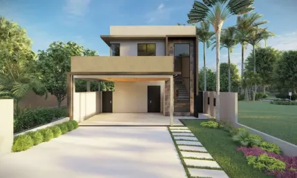 Casa nova para venda na vila do golfe, cond. buona vita ribeirão, 3 suites, varanda gourmet e piscina em 251 m2 de area total