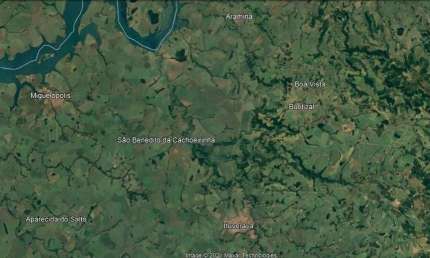 Area para venda na frente para Rodovia Anhanguera na região de Ituverava-SP, com 3,59 alqueires, 160 m de frente para rodovia
