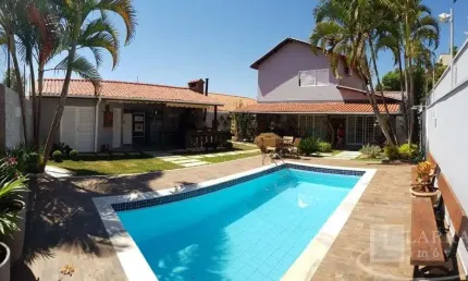 Lindo sobrado para venda na City Ribeirão, ótimo acabamento, 4 dormitorios 1 suite, varanda gourmet, piscina, amplo quintal em 330 m2 construidos
