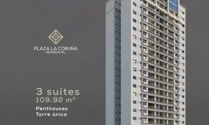 Super lançamento alto padrao no jd olhos dagua, cond. plazas de espana, ed. la coruna, cobertura penthouse 3 suites, terraço gourmet em 220 m2, lazer