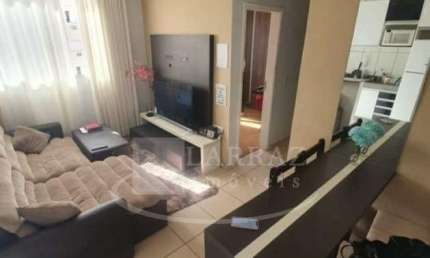 Apartamento para venda no Parque Ribeirão, Condominio Rarus, 2 dormitorios, 47 m2 de area privativa, portaria 24h e lazer no condominio.