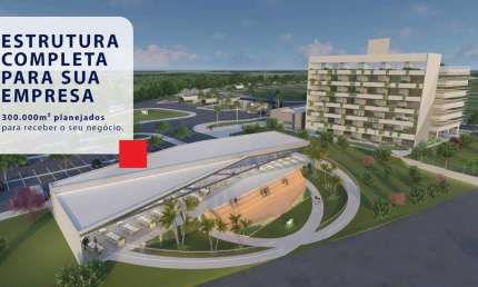 Lançamento THO 4.0 Polo Industrial e Empresarial, Brodowski-SP, lote em condomínio fechado com 1.000 m2, Infraestrutura de apoio completa