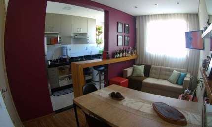 Lindo apartamento inteiro reformado no Parque Sao Sebastiao no condominio Royal Garden com 2 dormitorios e 47 m2