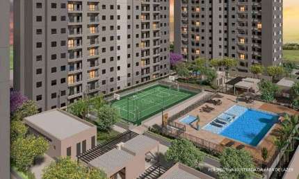 Oportunidade Lançamento na Nova Fiusa no Jd. Olhos Dagua, Cond. Triade, 2 dormitorios, varanda gourmet em 48 m2 privativos, lazer completo