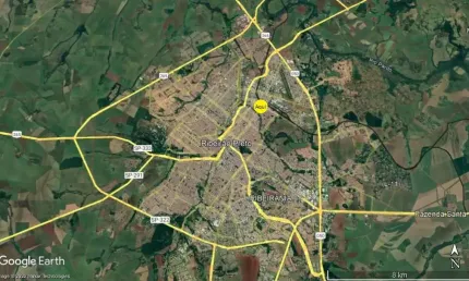 Excelente terreno com vocação comercial para venda na Av. Brasil, para baixo da Mogiana, Vila Carvalho, terreno de esquina com 1.231 m2 medindo 33 x 3