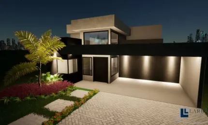 Linda casa nova para venda em Bonfim Paulista no Terras de San Pedro, 3 suítes mais escritório, gourmet e piscina em 260 m2 total, lazer no condomínio