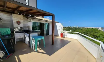 Casa em Condomínio para Venda em Salvador, Patamares, 3 dormitórios, 3 suítes, 5 banheiros, 2 vagas