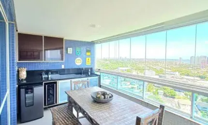 Apartamento para Venda em Salvador, Patamares, 4 dormitórios, 3 suítes, 5 banheiros, 3 vagas