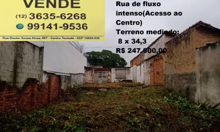 Terreno à venda na Rua Doutor Dino Bueno, Centro, Taubaté