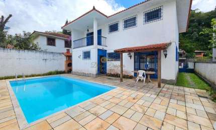 Casa para Venda em Teresópolis, Comary, 4 dormitórios, 2 suítes, 4 banheiros, 4 vagas