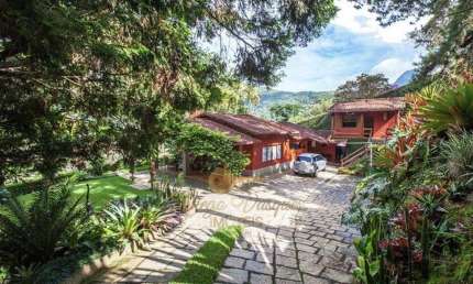 Casa para Venda em Teresópolis, Parque do Imbui, 4 dormitórios, 2 suítes, 3 banheiros, 6 vagas