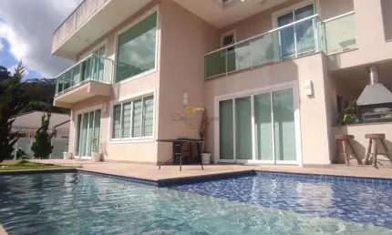 Casa em Condomínio para Venda em Teresópolis, Prata, 5 dormitórios, 5 suítes, 6 banheiros, 6 vagas