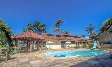 Casa para venda em teresópolis, quinta da barra, 4 dormitórios, 4 suítes, 6 banheiros, 10 vagas