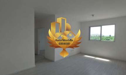 Apartamento à venda em Taubaté-SP no Residencial Sítio Santo Antônio: 2 quartos, sala, banheiro, 1 vaga de garagem - 48 m².