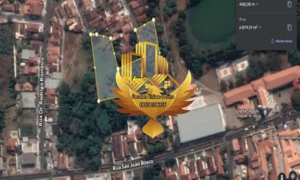 Terreno à venda em pindamonhangaba-sp, bairro crispim, com 6.866,00 m² de área total.