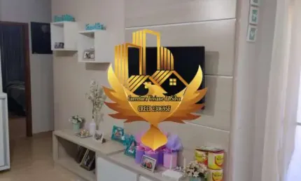 Apartamento à venda em taubaté-sp, parque são luís: 2 quartos, 1 sala, 1 banheiro, 1 vaga, 55 m² de área.