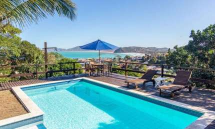 Casa com Vista Mar deslumbrante em condomínio privativo em Geribá por R$ 3.600.000,00!!